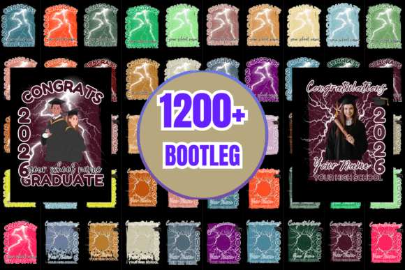 1200+ Canva Editable Bootleg Rap Tee: Retro Design, Modern Ease