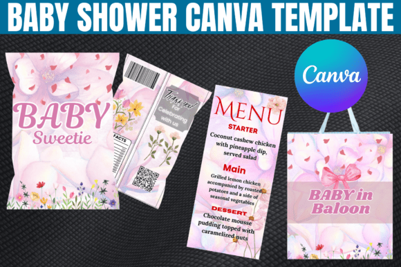 Baby in Bloom Baby Shower Canva Template: A Designer's Guide to Effortless Elegance