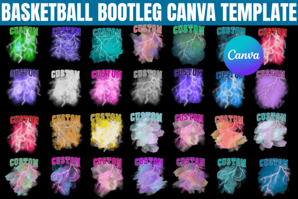 Basketball Bootleg Canva Template: Retro Style Unleashed