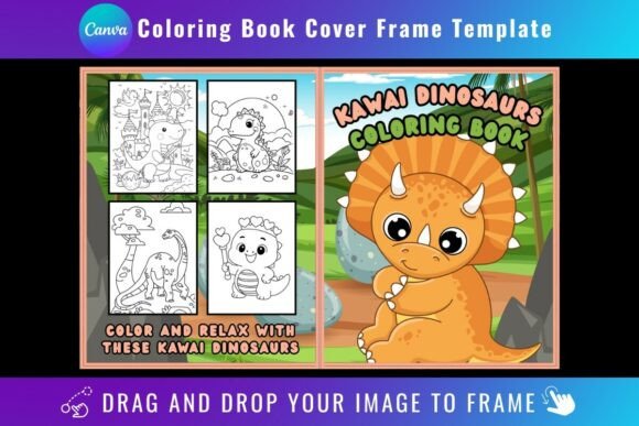 Canva Coloring Book Cover Frame Template: Streamline Your Design