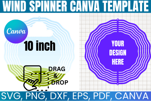 Create Custom Wind Spinners with an Editable Canva Template