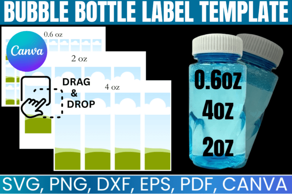 Custom Bubble Bottle Labels for Kids' Parties and Events