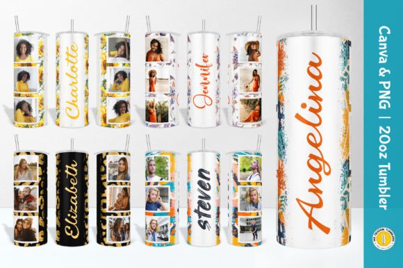 Design Custom Photo Tumblers with Canva and PNG Wraps