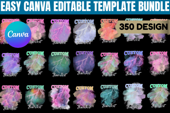 Easy Canva Editable Template Bundle: Your Shortcut to Custom 90s Photo Tees