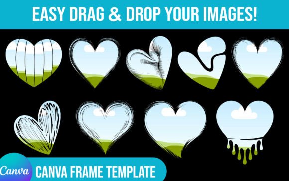 Editable Valentine's Day Canva Frame: Design Made Simple