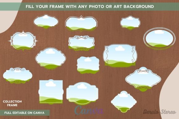 Frame Label Pack 12: Your Canva Design Shortcut