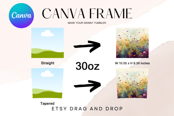 Mastering the 30Oz Canva Frame Skinny Tumbler Template for Custom Creations