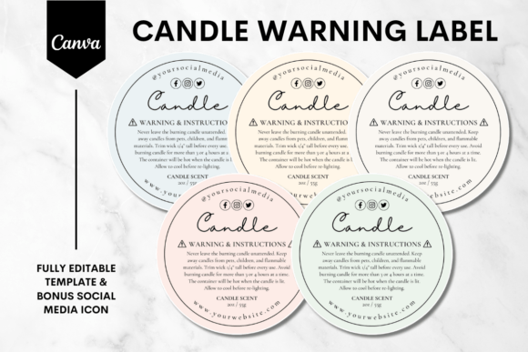 Professional Candle Safety with Template 5