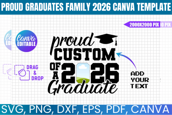 Proud Graduates Family 2026: Your Go-To Graduation Design Kit